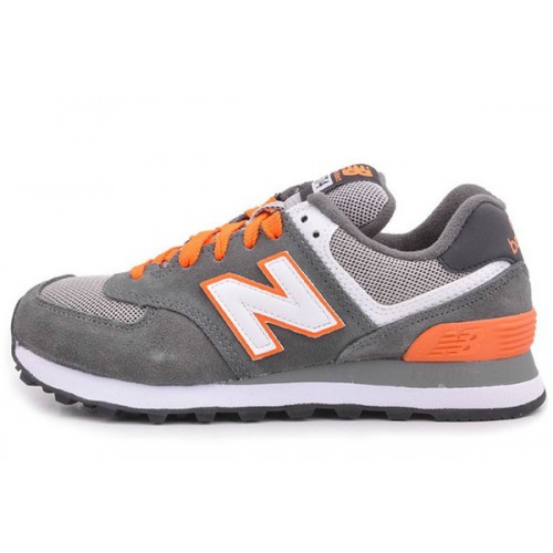 new balance 574 grise orange